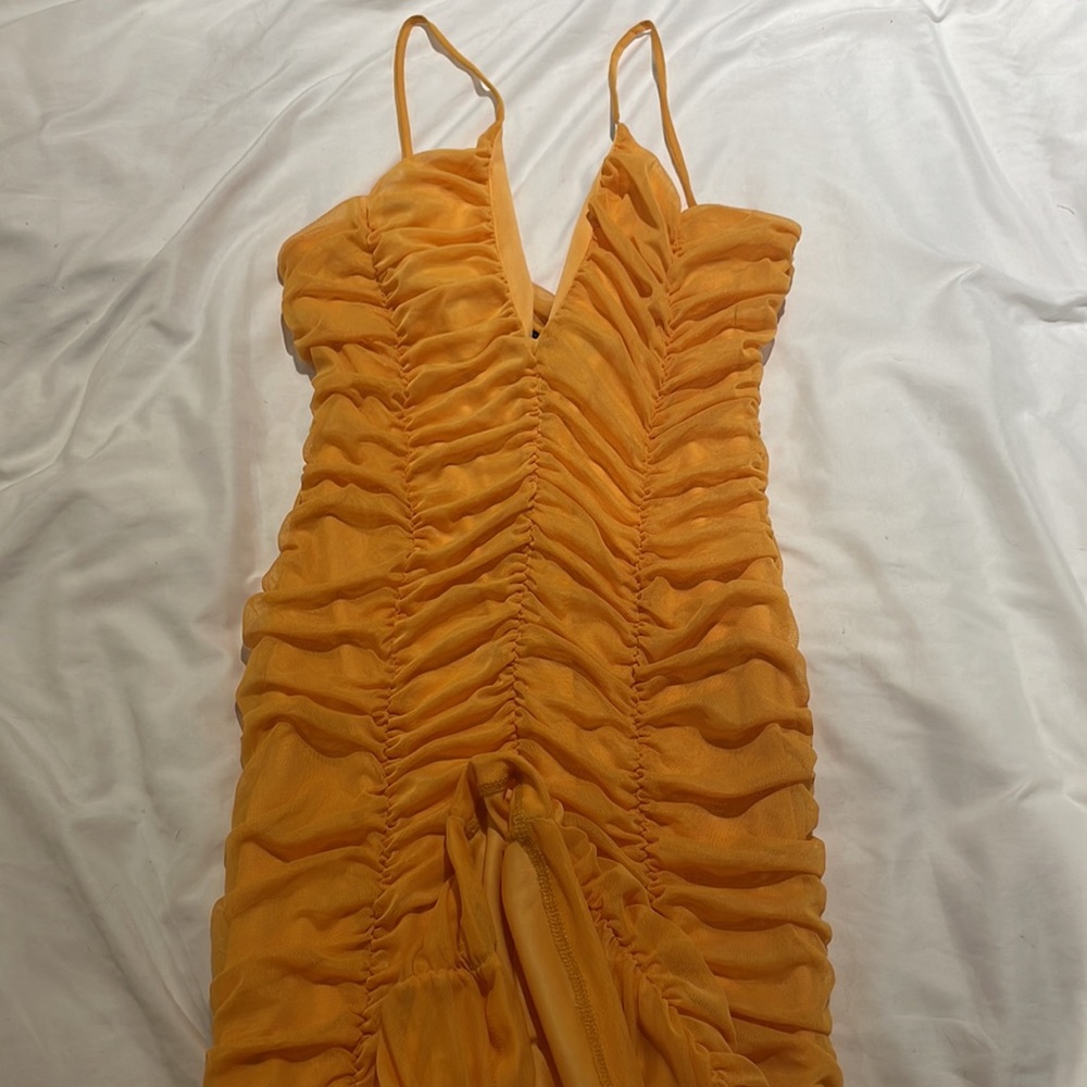 CODIGO Ruched dress size L